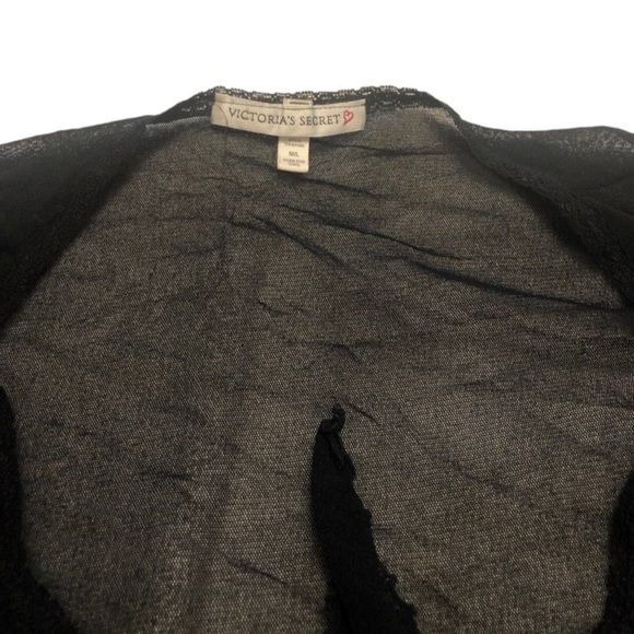 Vintage Victoria’s Secret black micro mesh 3 piece set - Picture 6 of 6